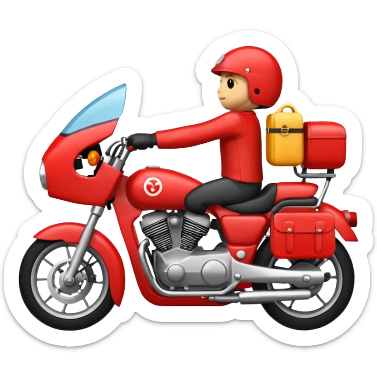 Vreau un emoji cu stop și sa fie împotriva motocicletelor sticker