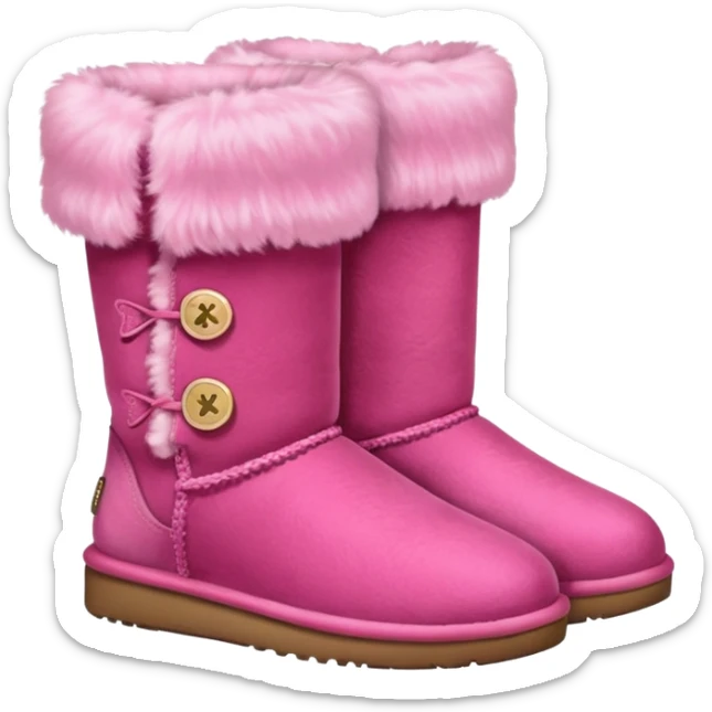 Pink uggs sticker