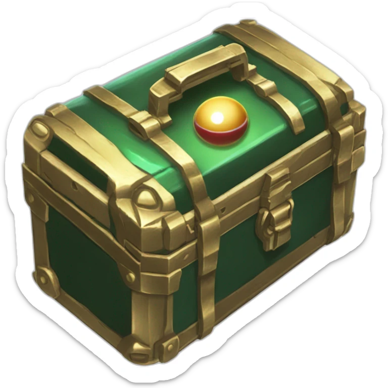 Pokemon Game LootCase Color DarkGreen Rich Treasure Legendary Epic Pokeballs Pokemons and Pokemon Items Inside this have Shiny Glow sticker