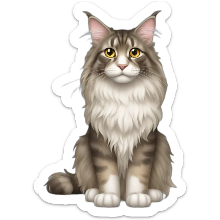 maine coon  sticker