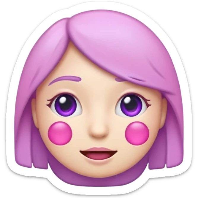 hardverska i softverska infrastruktura emoji pink and purple pastel sticker