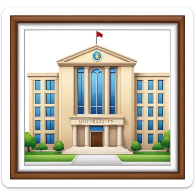 University  sticker