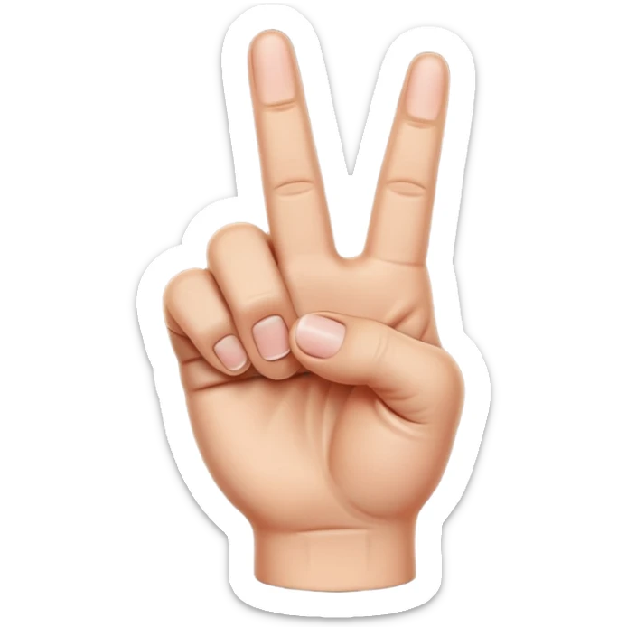 middle finger sticker