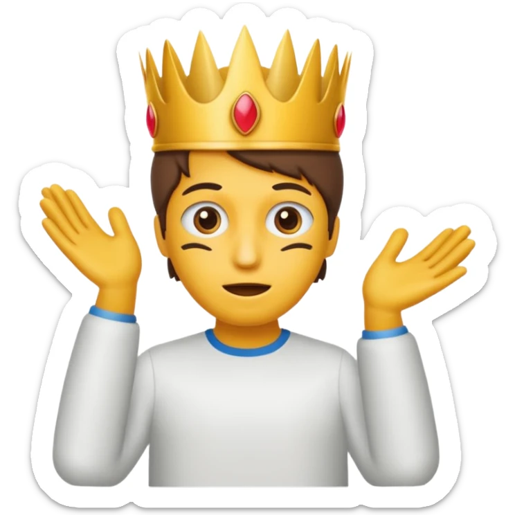 verzweifelte Person kniet vor einem Regal und sucht verzweifelt, Gesichtsausdruck: Verzweiflung sticker