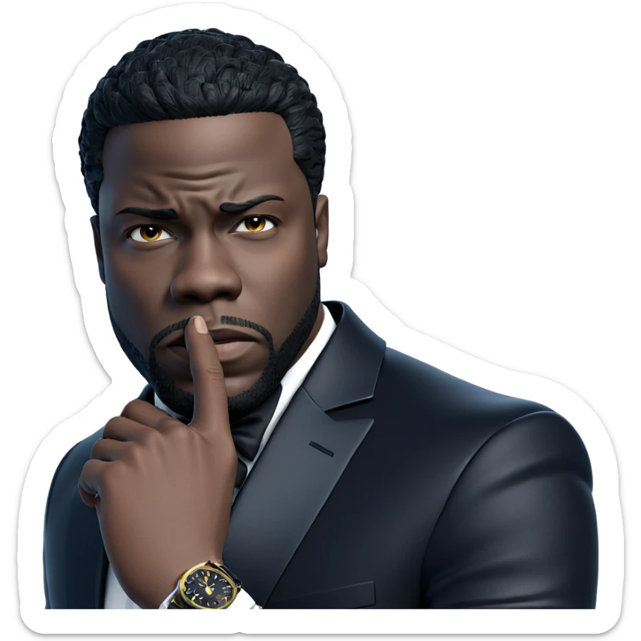 stylish man in formal attire sticker