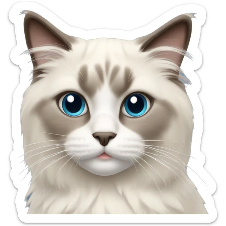 Ragdoll cat sticker
