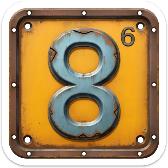  QUE NO TENGA CARA QUE SEA SOLO LOS NUMEROSM ,UN EMOJI CON LOS NUMEROS 6°2 que sea solo un cartel sticker