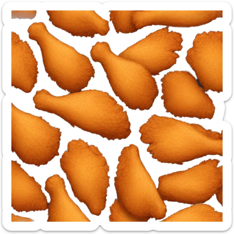 Fried chicken  sticker