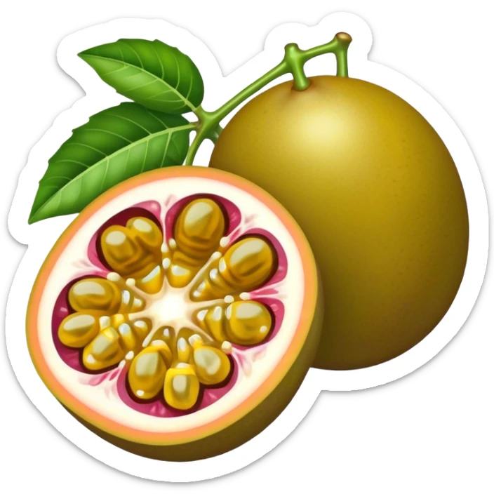 passion fruit sticker