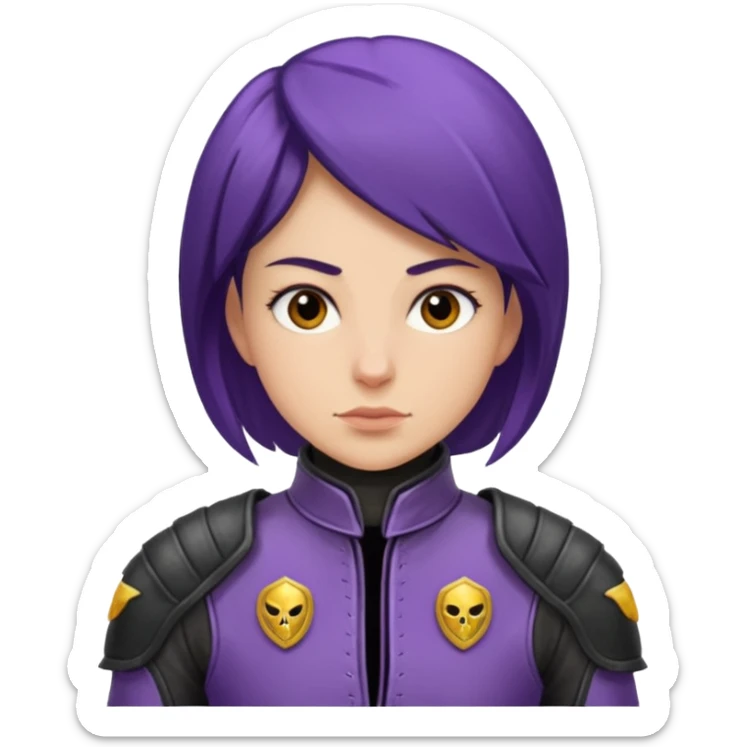 Violet Sorengil from the book The Fourth Wing, Traces of a Fighting Ashjad sticker