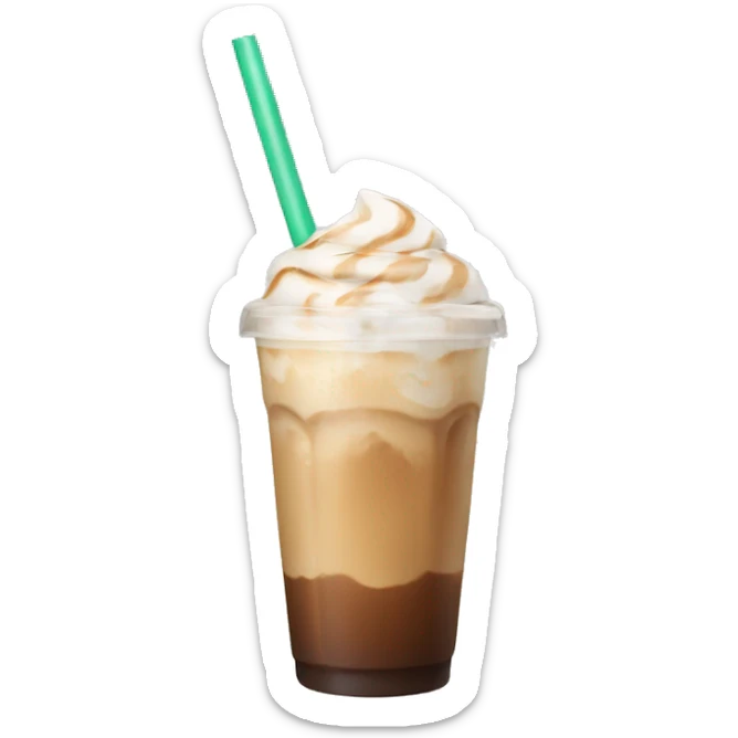 iced latte sticker