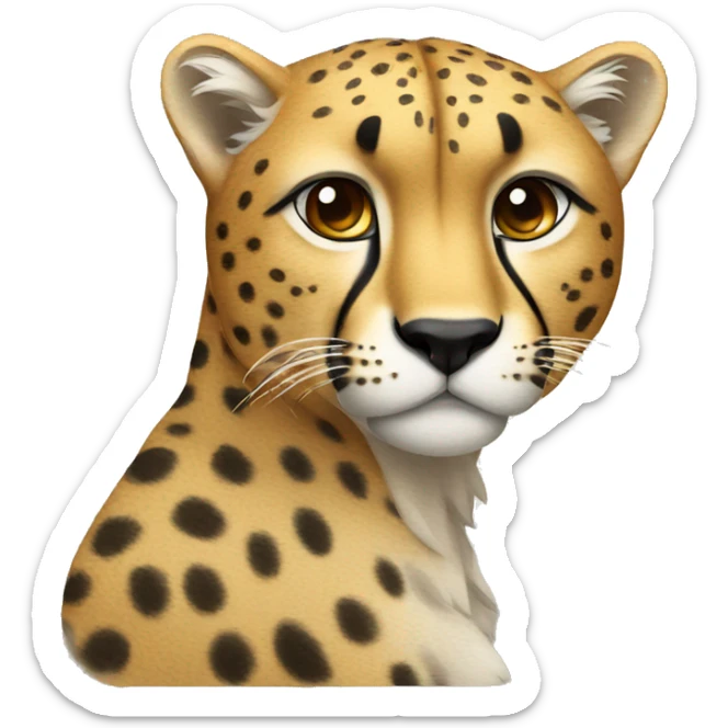 Cheetah sticker