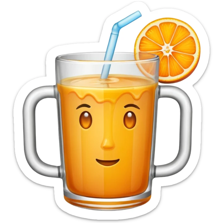 I want a mug of juice for the gym. sticker