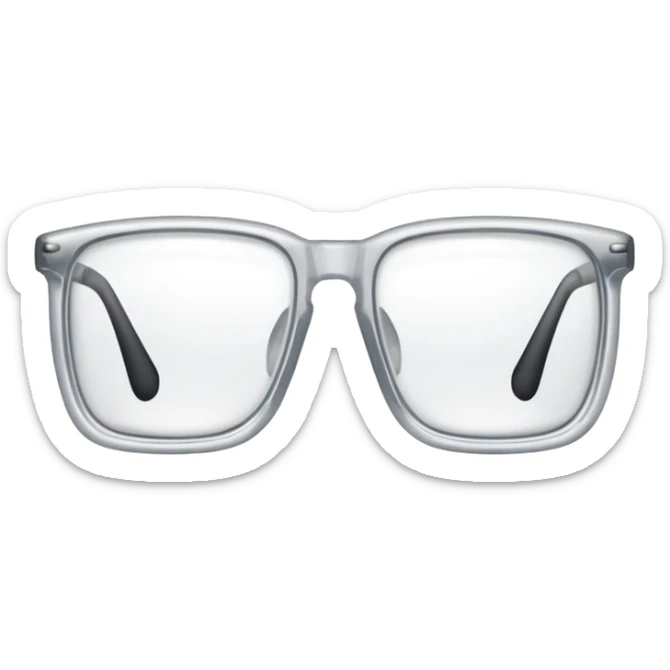 glasses sticker