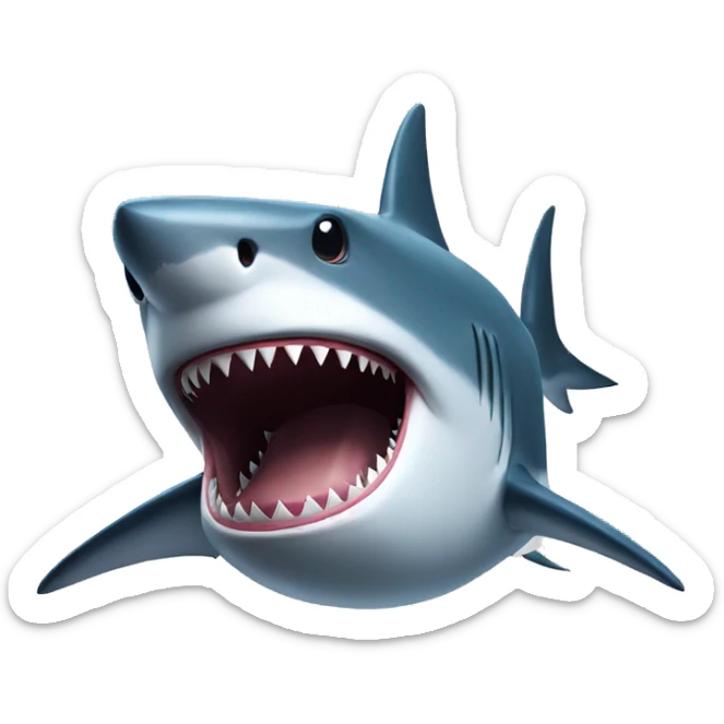 Shark sticker