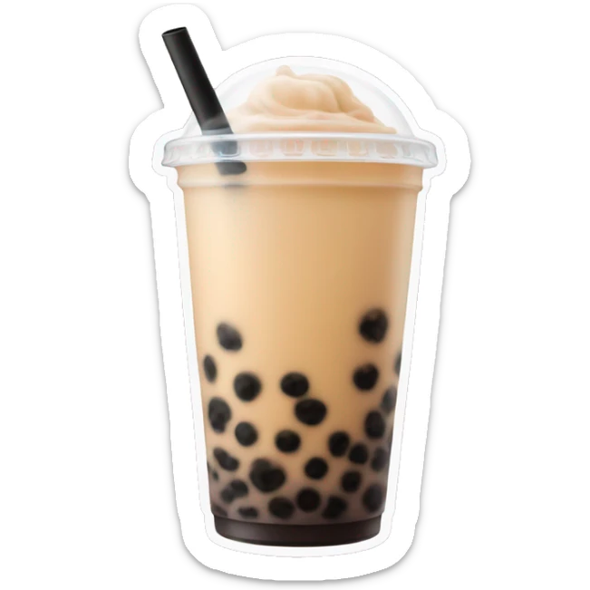 The bubble tea  sticker
