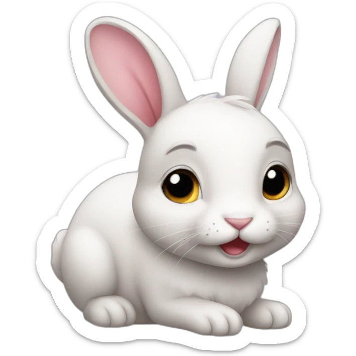 cute rabbit sticker