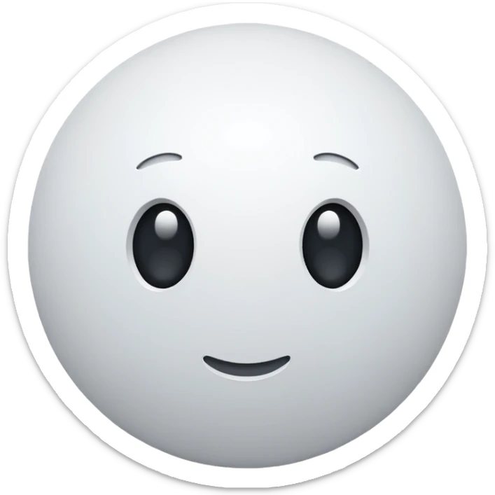 One in the center of circle sticker