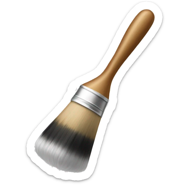 art brush sticker
