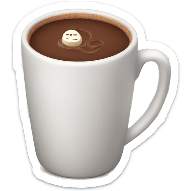 hot chocolate  sticker