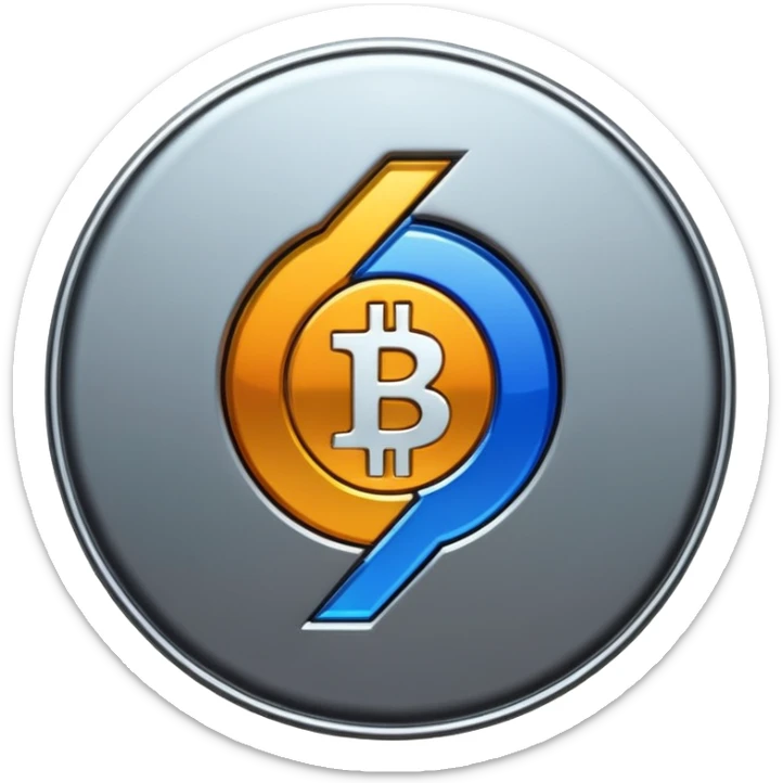 crypto currency symbol  named CryptoTap think more a tap or faucet  now add more about cryptocurrencyis sticker