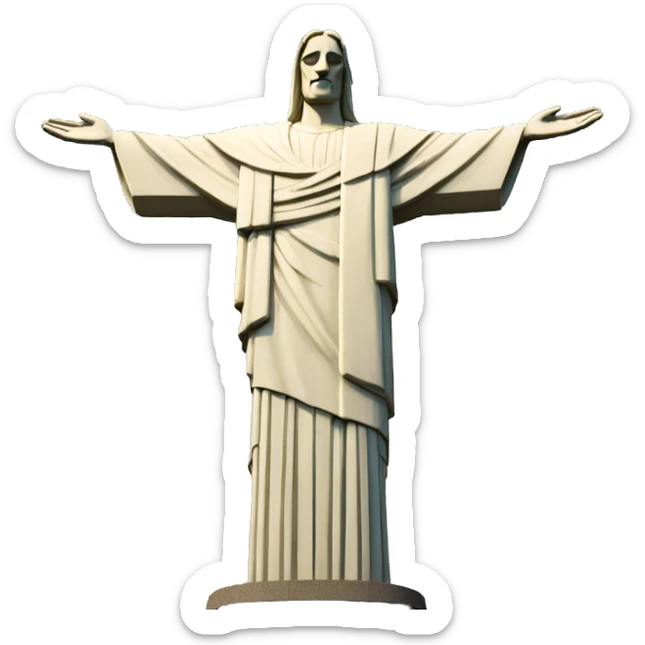 christ the redeemer sticker