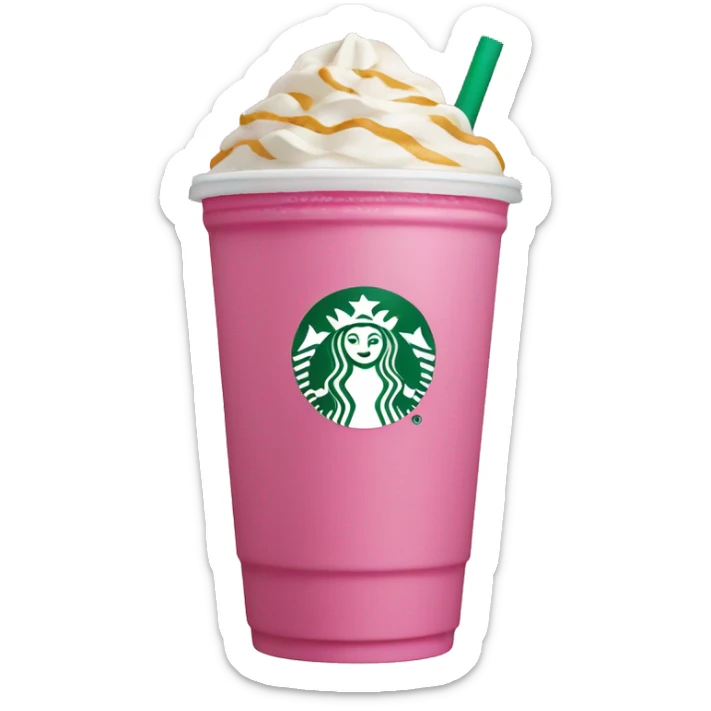 Starbucks pink drink sticker