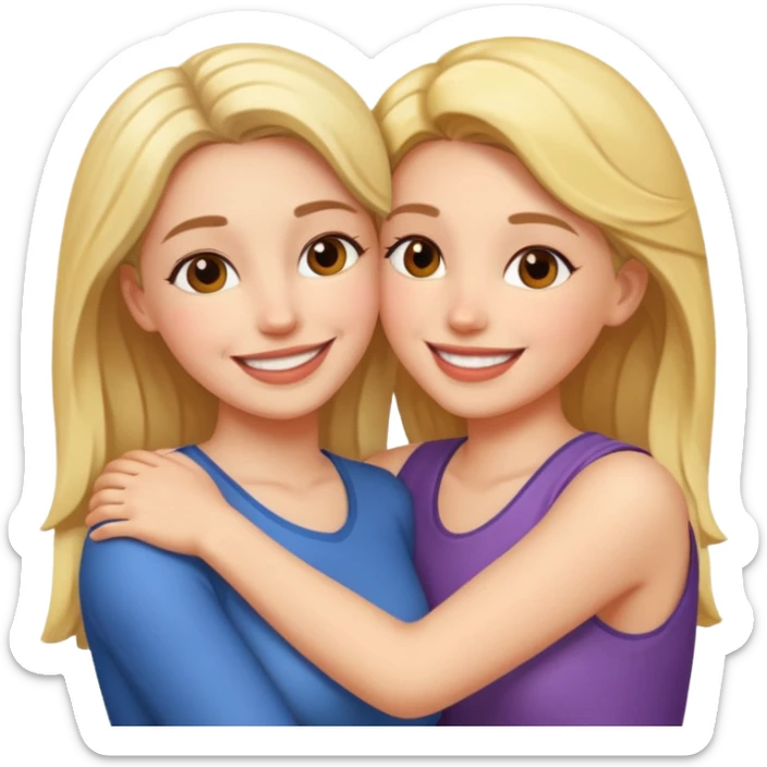 Romance - feeling of excitement associated with love - 2 women together sticker
