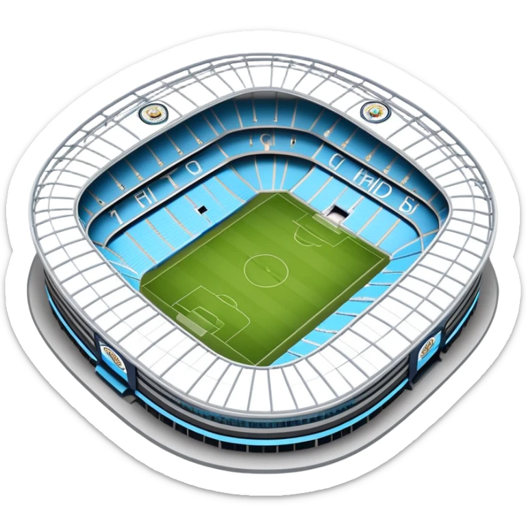 Etihad Stadium, home of Manchester City football club sticker