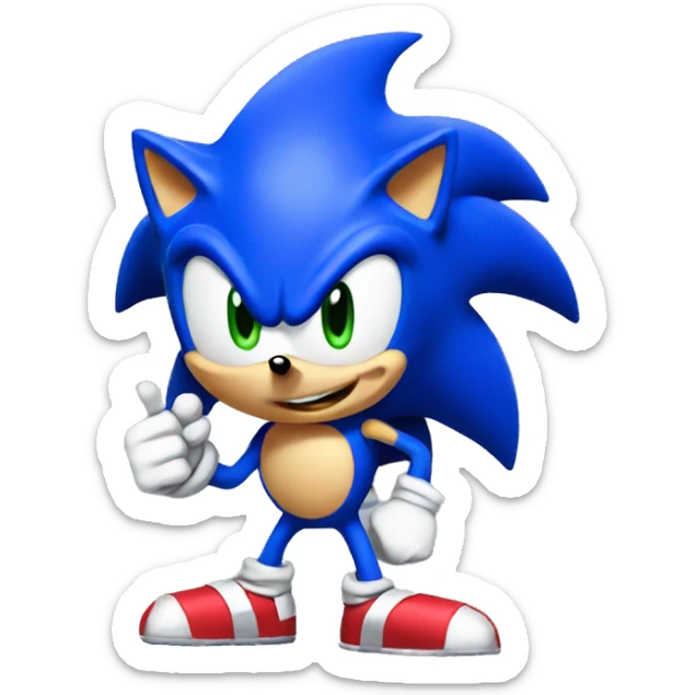 sonic sticker