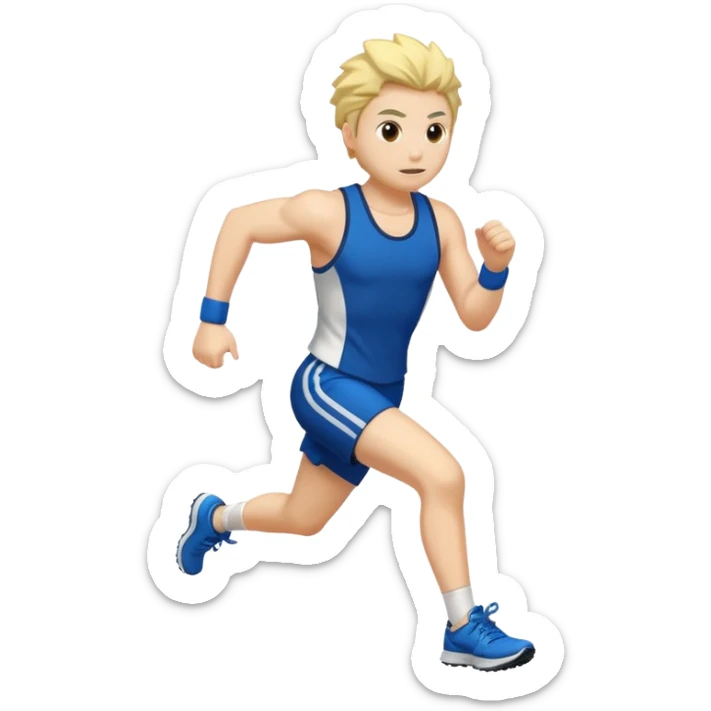 Create me an emoji where the word MHA IS AN EMOJI AND MHA is for a  running club sticker