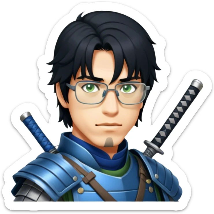 Samurai Defender sticker