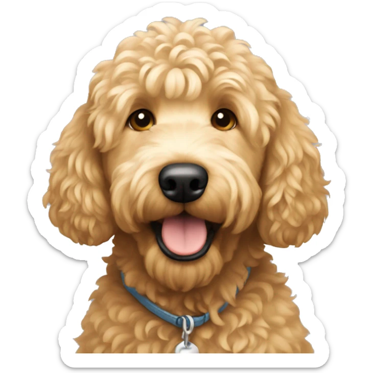 Golden doodle  sticker