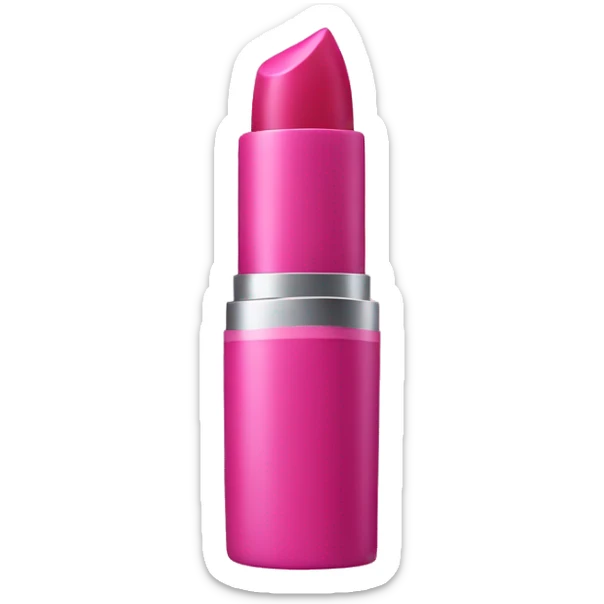 Pink lipstick sticker