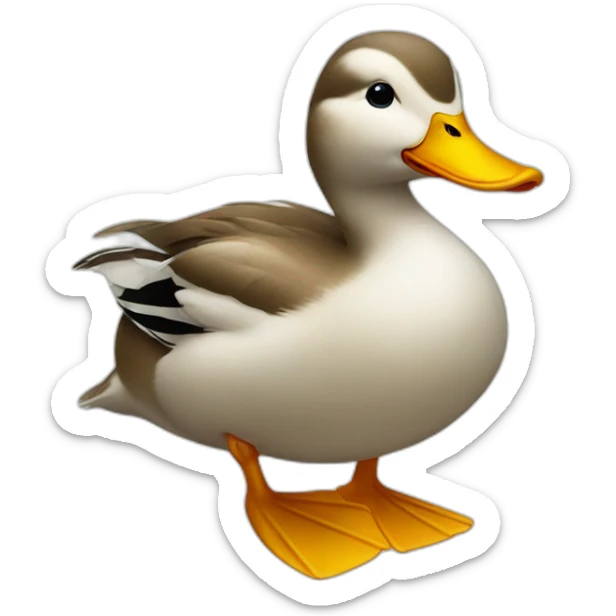 Duck sticker