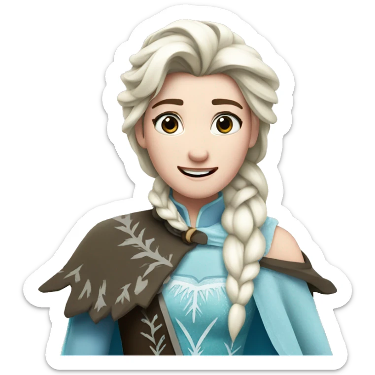 Frozen sticker