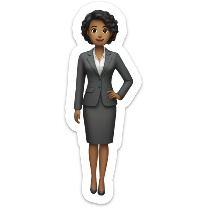 business woman outfit sticker