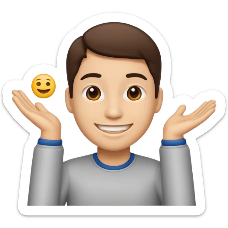 create a person emoji of Barcushake is the superpower name The mover & shaker who stays organised sticker