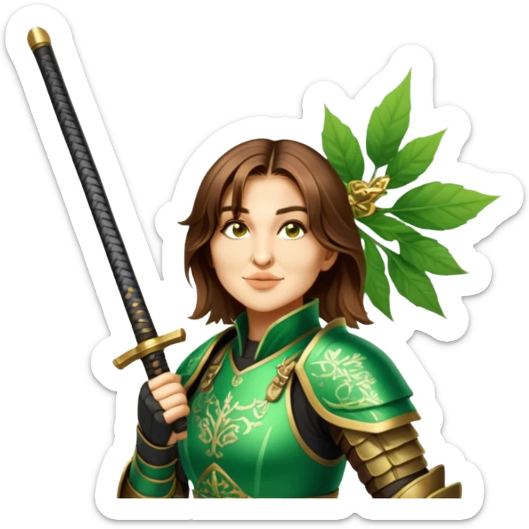 Emerald Samurai sticker