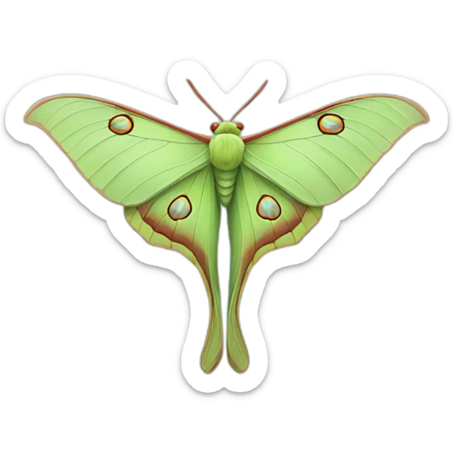 Luna Moth sticker