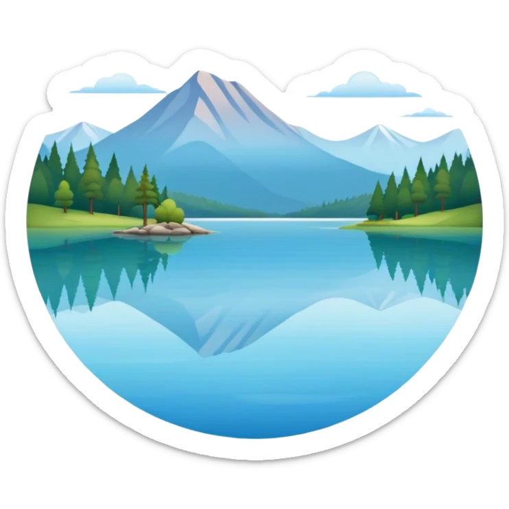 Lake sticker