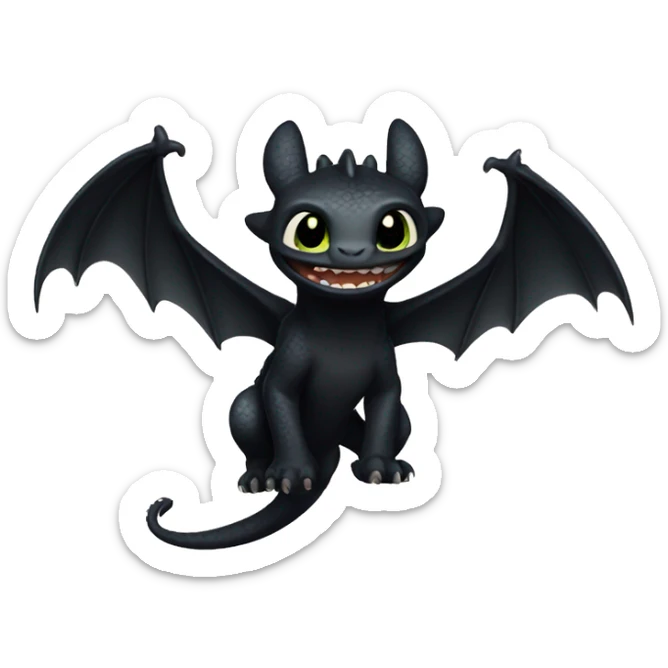 Toothless   sticker