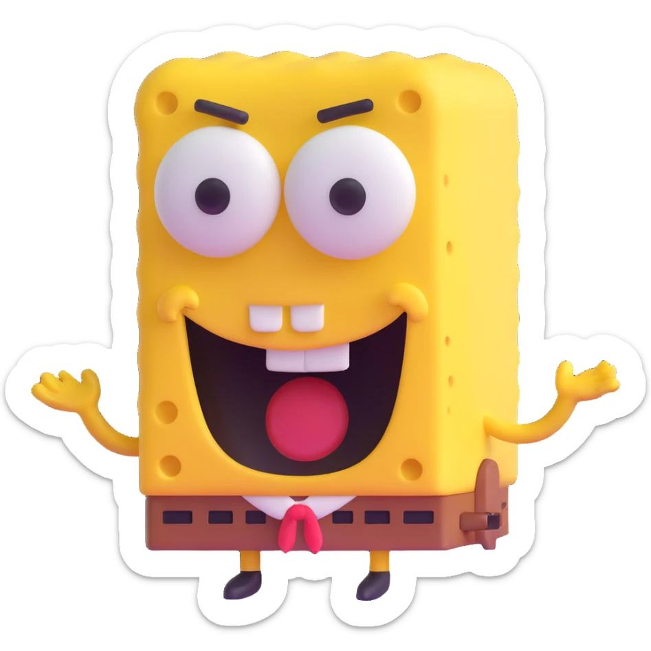 Bob leponge  sticker