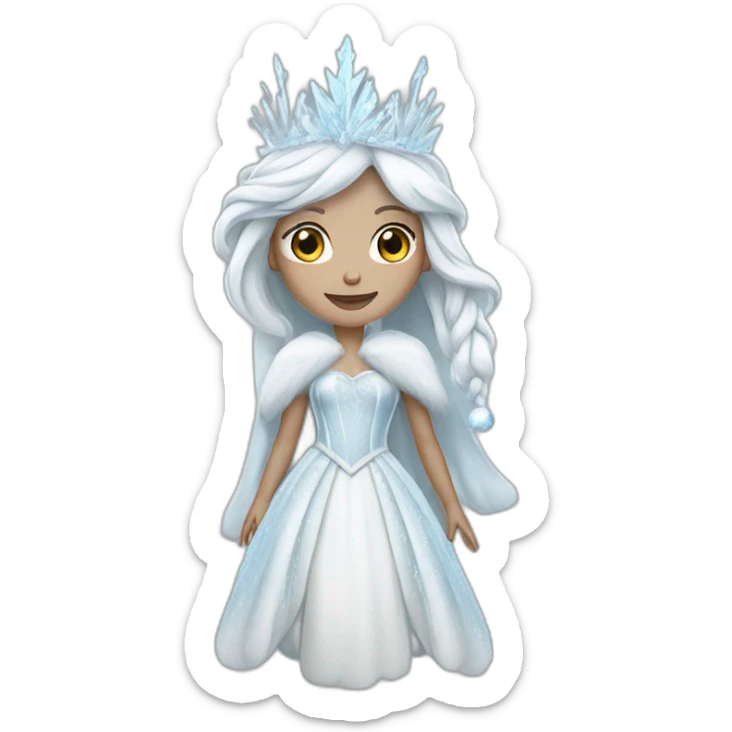 Snow queen sticker
