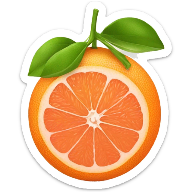 grapefruit sticker