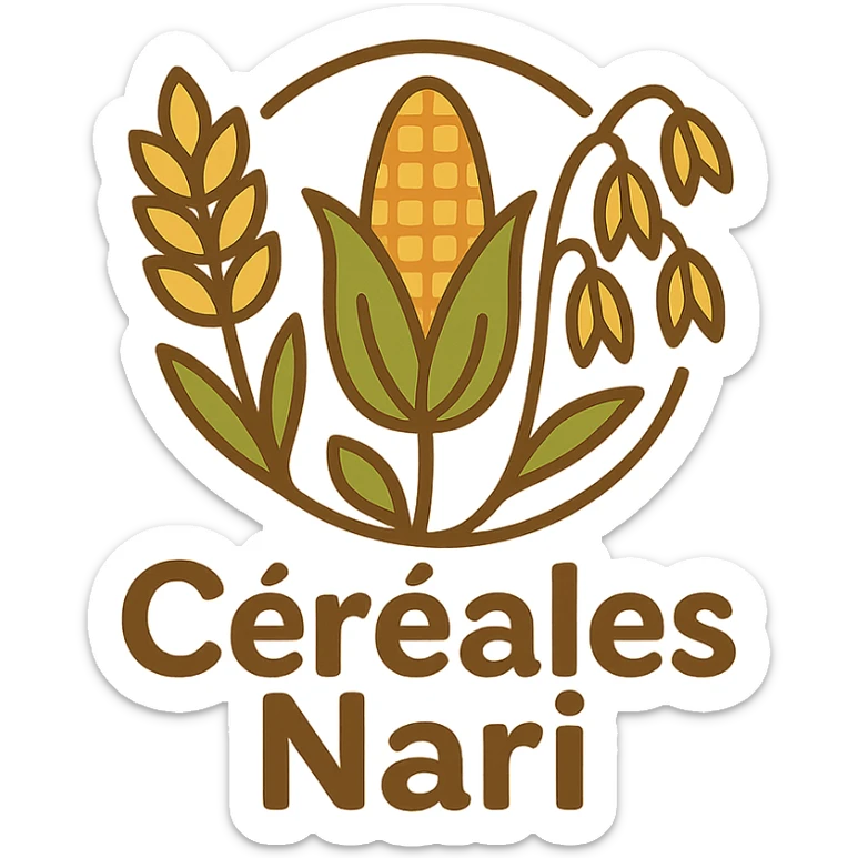  logo pour un magasin de céréales !! Du nom de "céréales nari " sticker