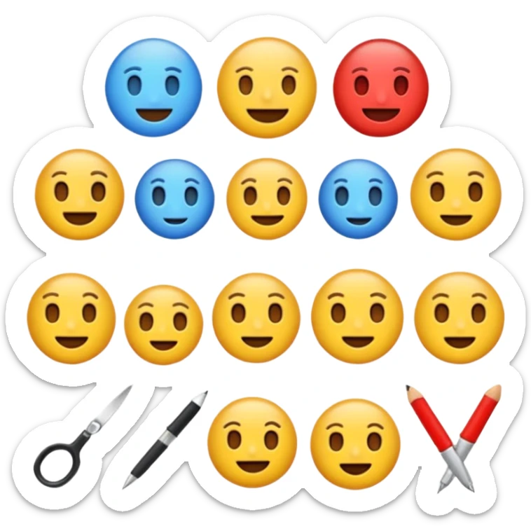 non mais je peux que toutes les lettres apparaissent sur l'emoji en mode "MASTERCLASS"  sticker