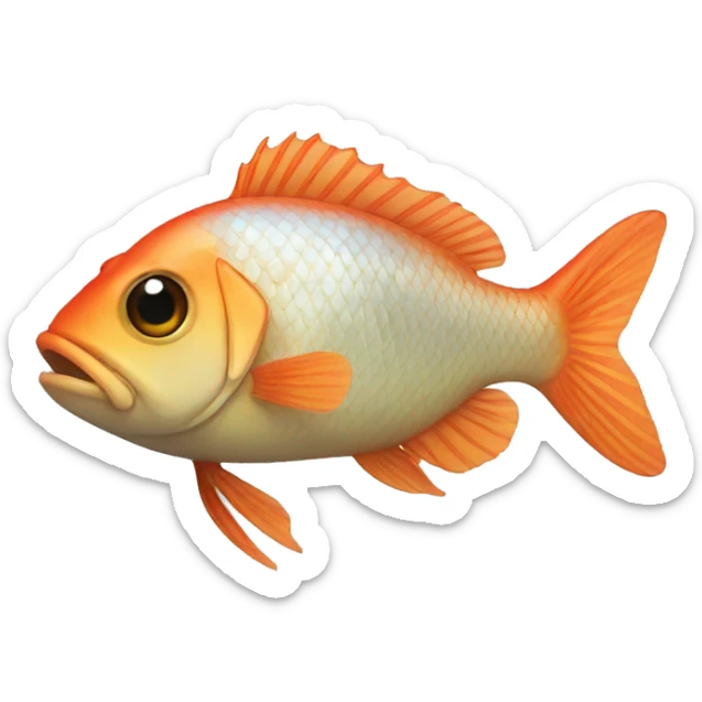 Fish sticker