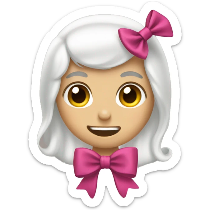 Bow sticker