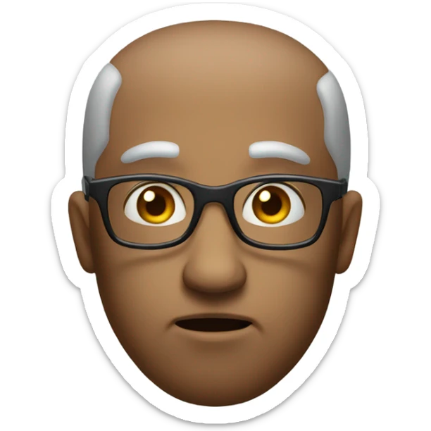 Emoji that touches glasses and looks like “are you serious right now “ sticker